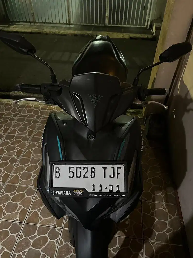 Aerox 155 connected pajak idup plat panjang