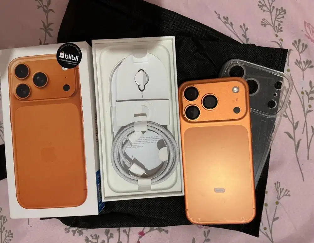 iPhone 17 Pro 256GB Cosmic Orange | BH 100% | Fullset | Garansi Aktif