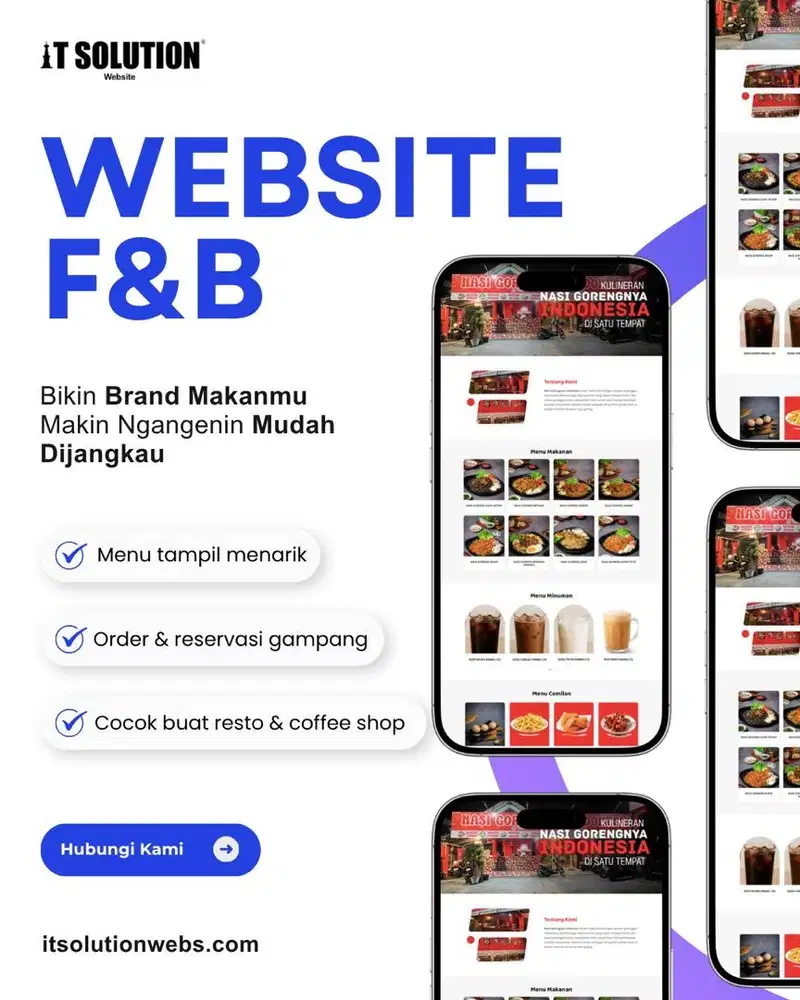 Jasa Pembuatan Website F&B Profesional untuk Bisnis Kuliner