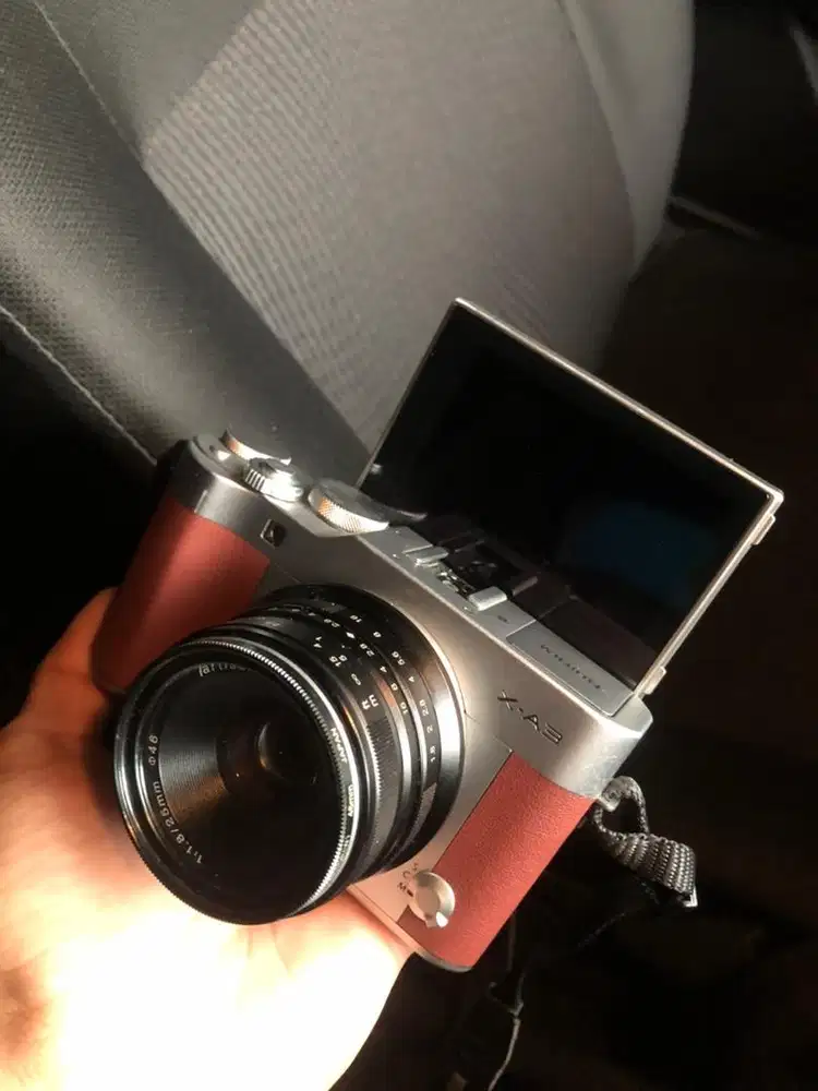 Kamera fujifilm X-A3 lensa 7artisan 25 mm f1.8