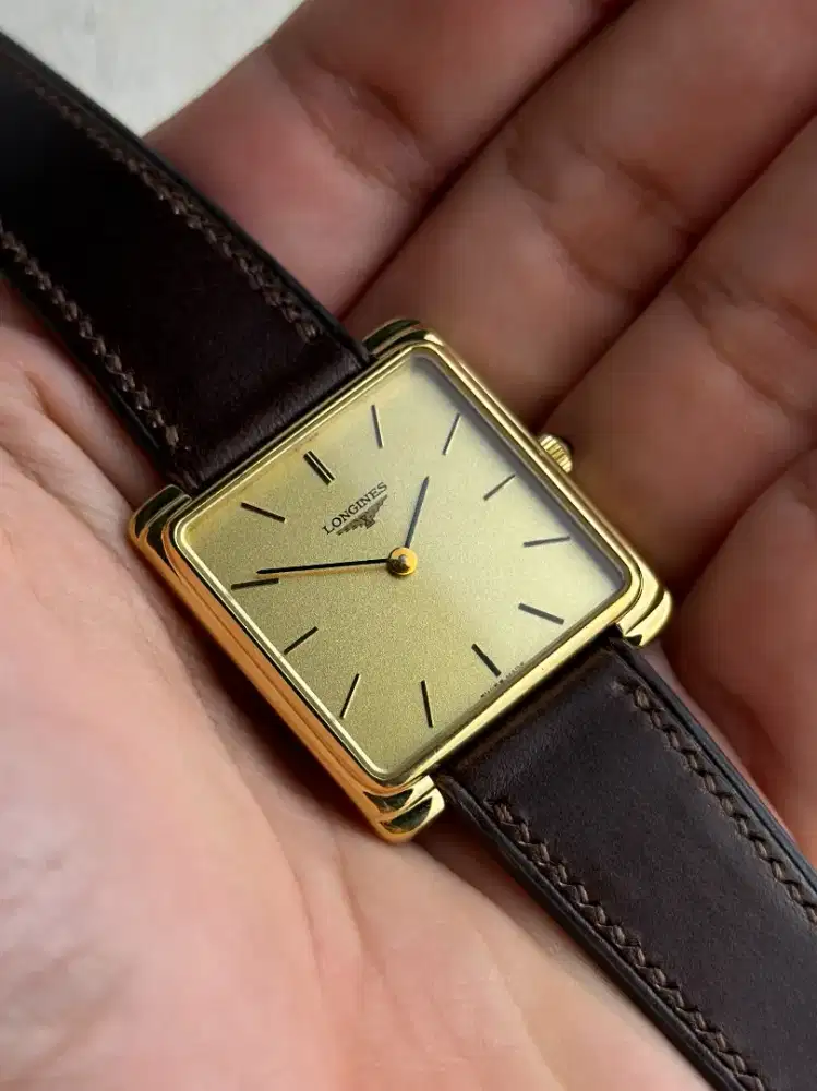 Longines Square Golden Flake Dial