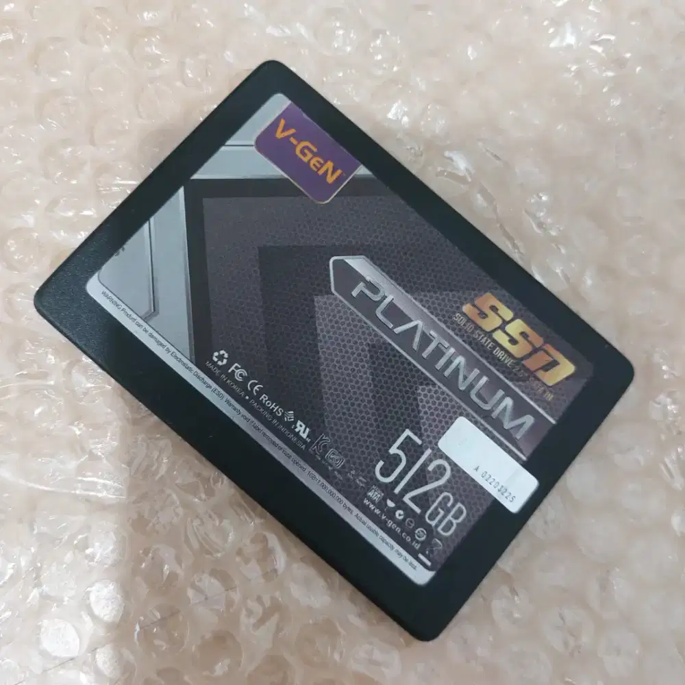 SSD VGEN PLATINUM 512GB - 100 / 94%