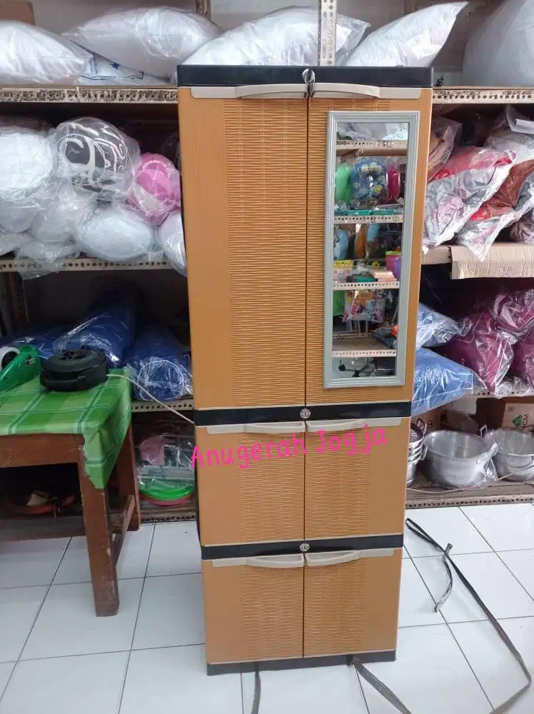 lemari plastik diva mizu mix susun 4