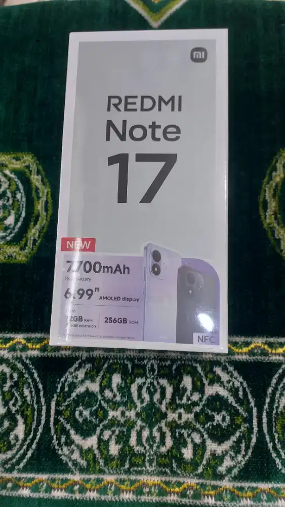 Redmi note 17 4G ram 6+6/256 gb