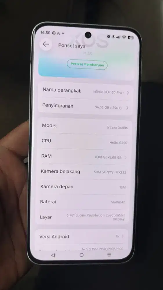 Infinix hot 60 pro + 8+5/256