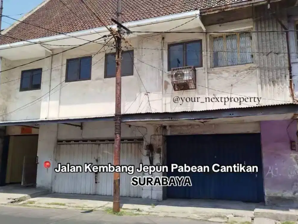 Bangunan Komersial Di Area Jalan Kembang Jepun Pabean Cantikan Surabaya