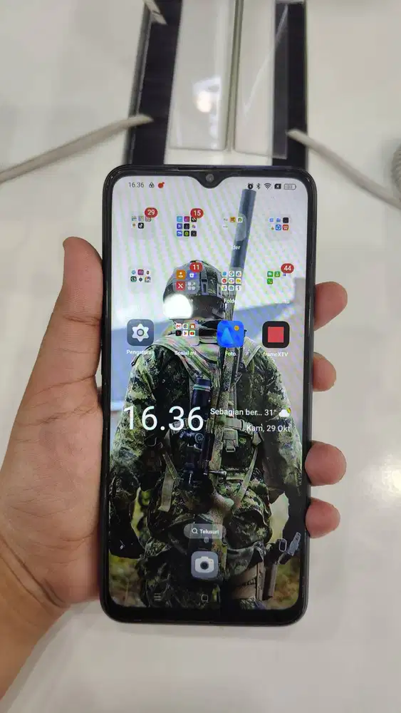 Oppo. A77S 8/128 kondisi mulus no lag
