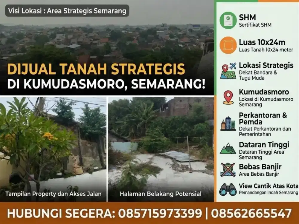 Dijual Tanah dengan View City Light