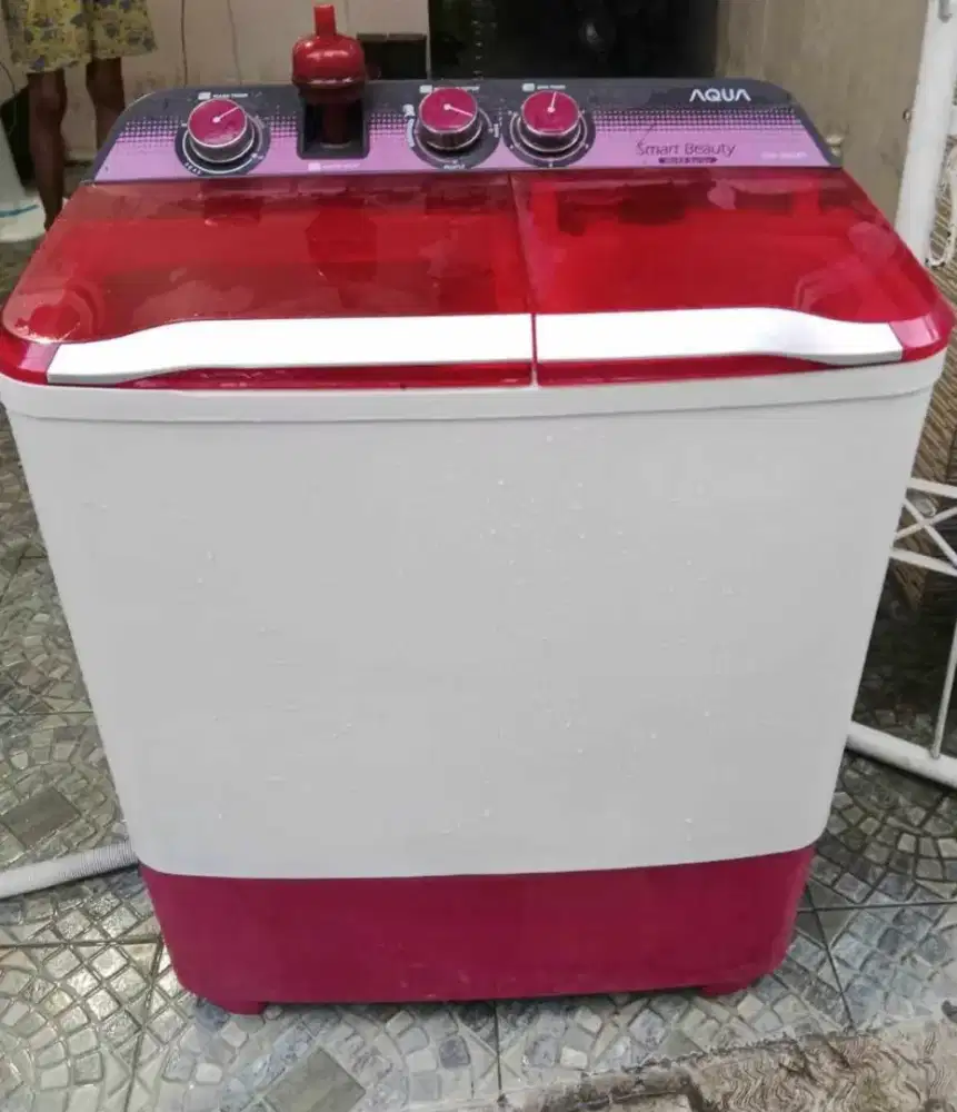 Mesin cuci aqua hijab 8kg normal