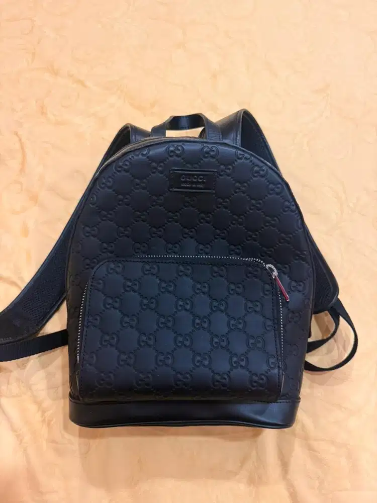 Gucci Guccissima Signature Small Day Backpack