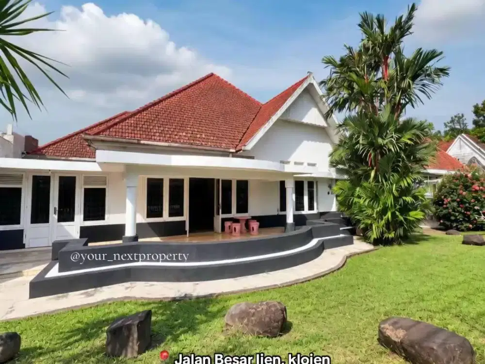 Rumah Vintage Classic Di Area Jalan Besar Ijen Klojen Kota Malang