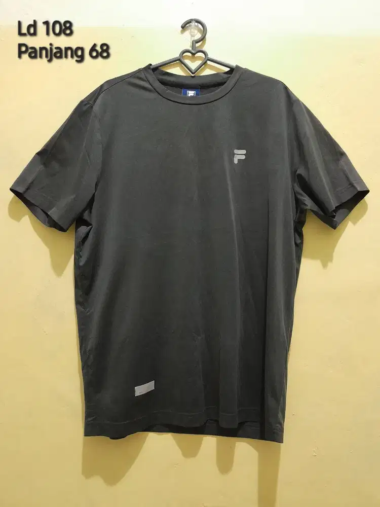 Kaos running fila abu² gelap