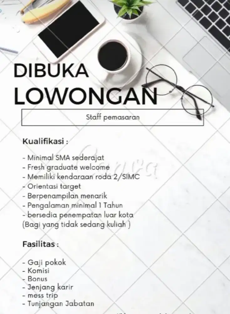 Lowongan Marketing Event