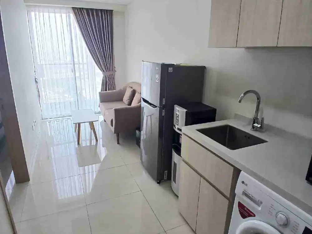 Disewakan apartemen sedayu city 1 bedroom full furnish