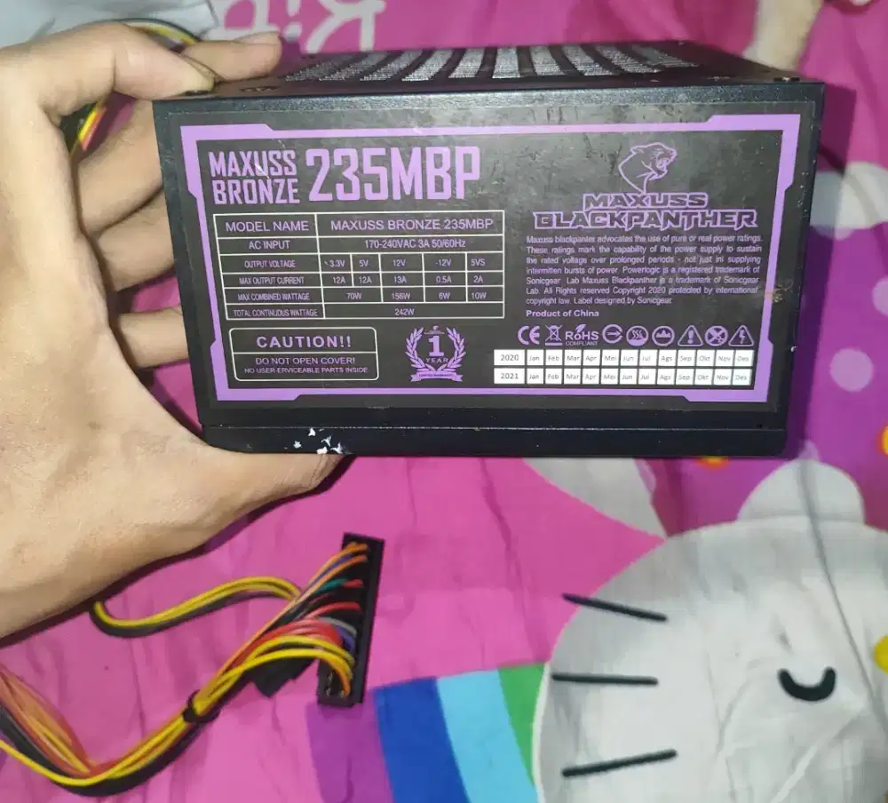 Jual PSU Maxxuss Black Panther Bronze 235MBP