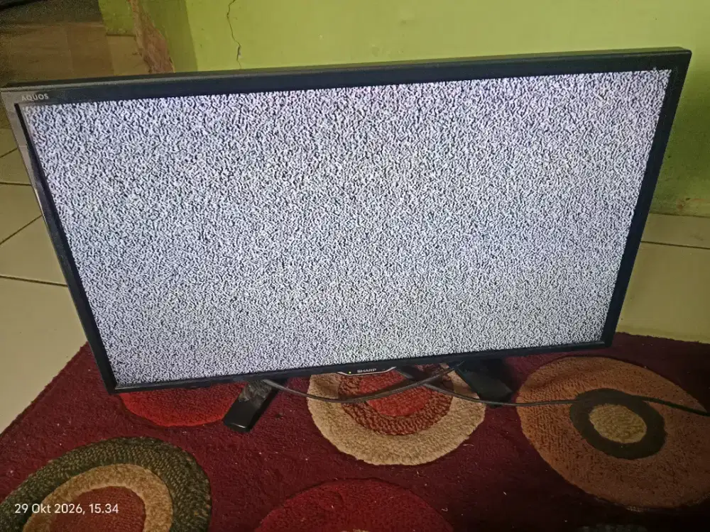 Tv Led sharp 24 inchi Analog normal siap pakai bisa buat ps