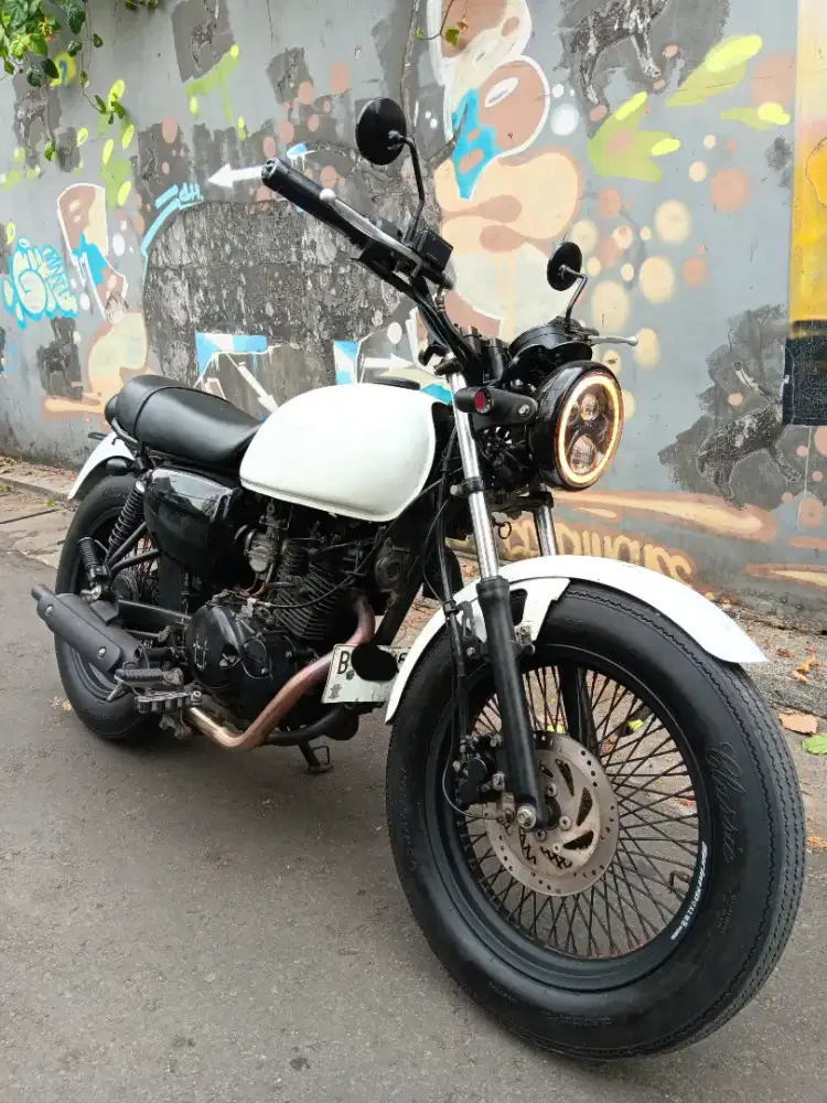 Forsale Cepat Kawasaki w175 Modif Custom Ganteng Gagah