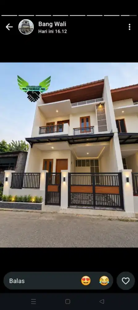 Rumah dijual baru 550jt(55m²)Pondok rajeg Cibinong Depok