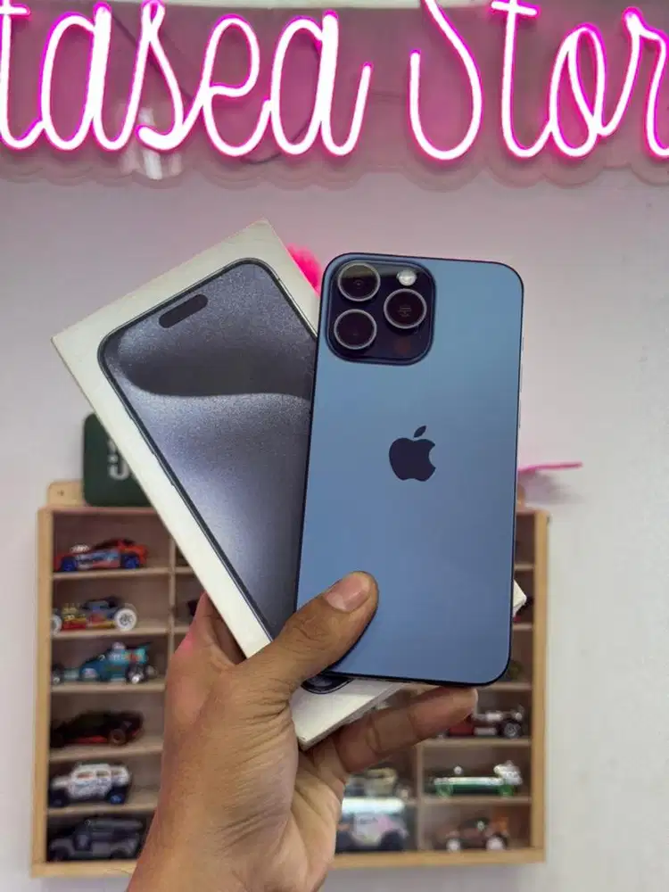 Iphone 15 promax 512gb blue second mulus iBox