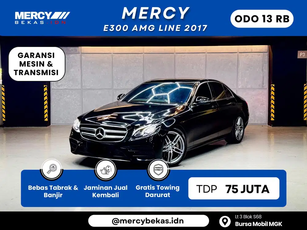 13 ribu !! Mercy Mercedes Benz E300 Amg 2017