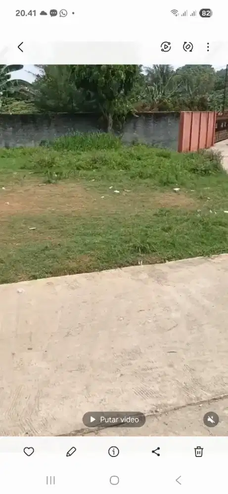 Tanah  200m  buat  rumah tinggal  di gunungsindur  bogor