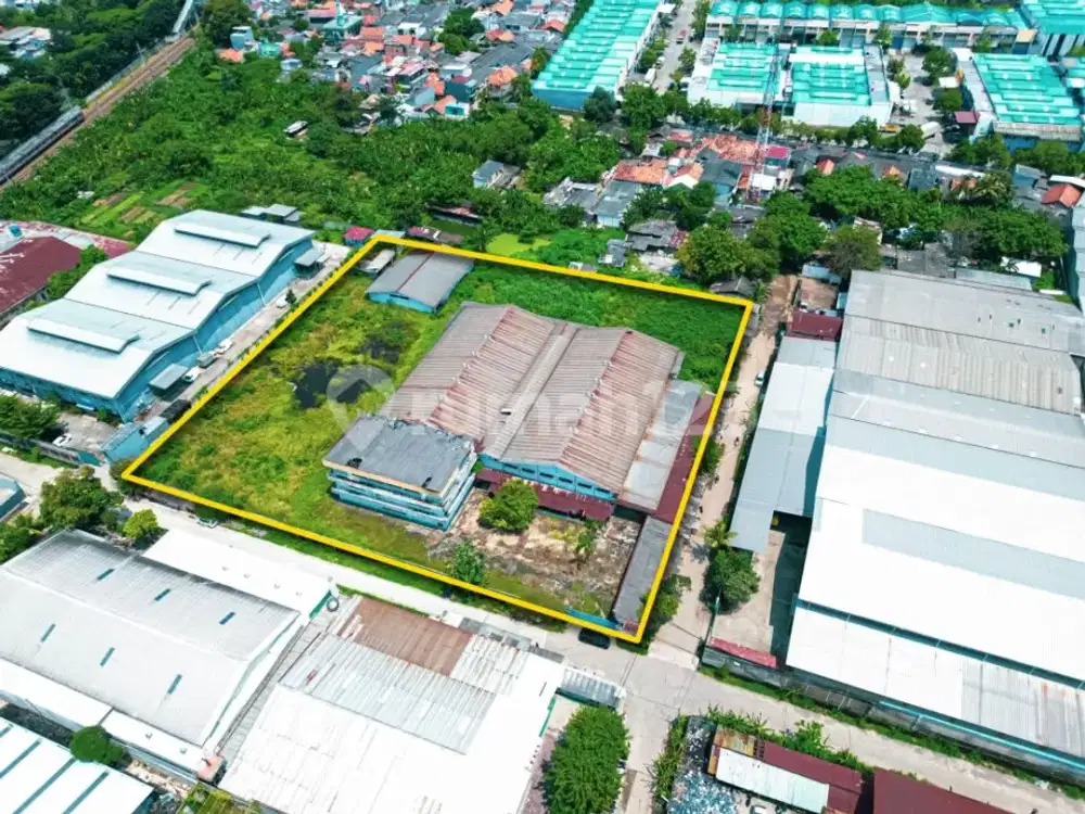 Investasi Emas! Lahan 10.500m² + Bangunan Strategis Di Daan Mogot Km 19,8