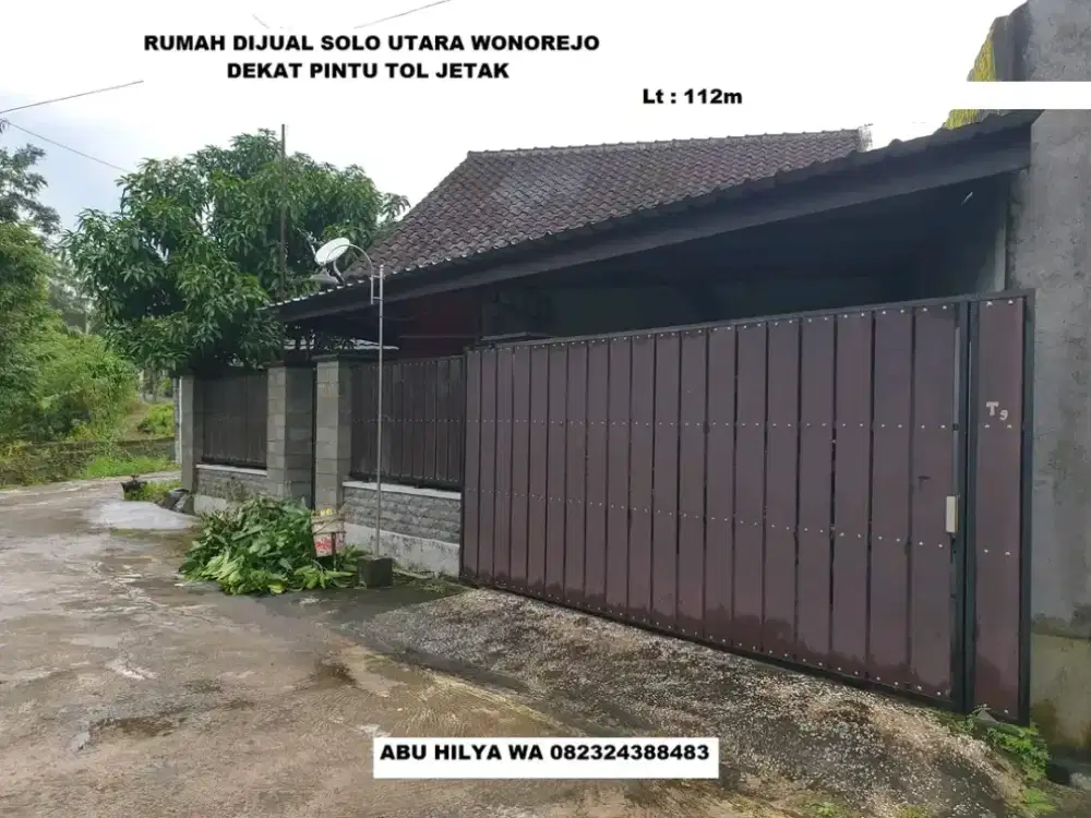 BANTING HARGA RUMAH DIJUAL SUGIHWARAS WONOREJO DEKAT PINTU TOL