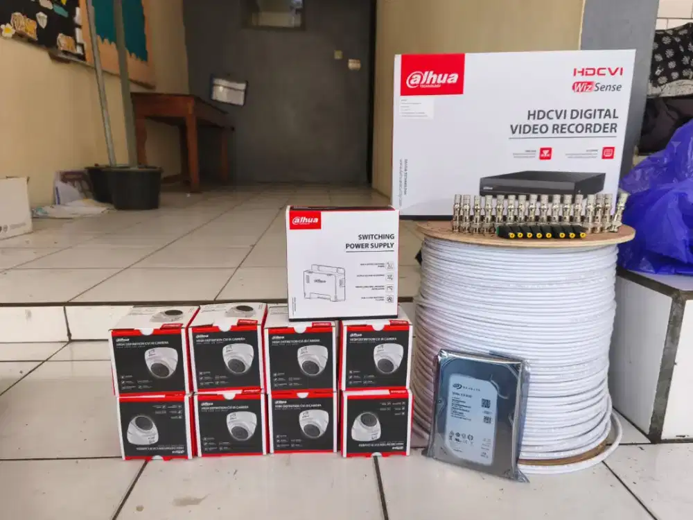 PAKET CCTV 8 KAMERA, CCTV MURAH BERKUALITAS