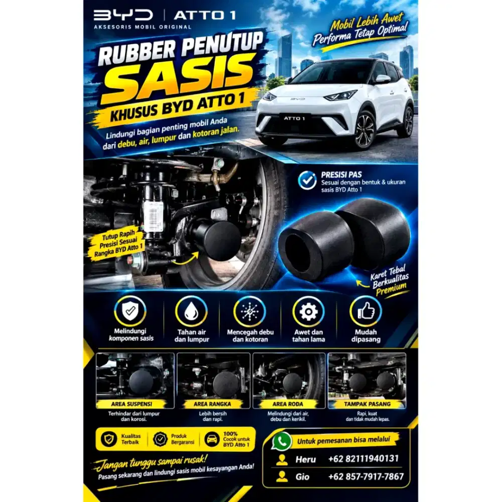 PENUTUP LUBANG CHASSIS ATTO 1 BYD