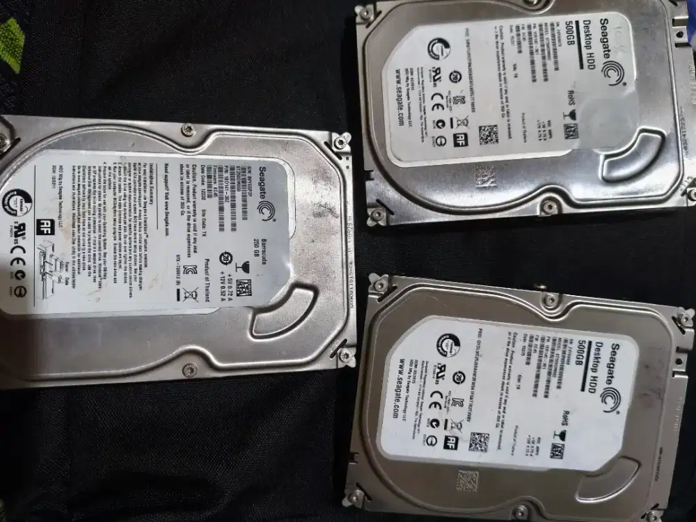 Hdd hardisk sata 500gb bonus 250gb