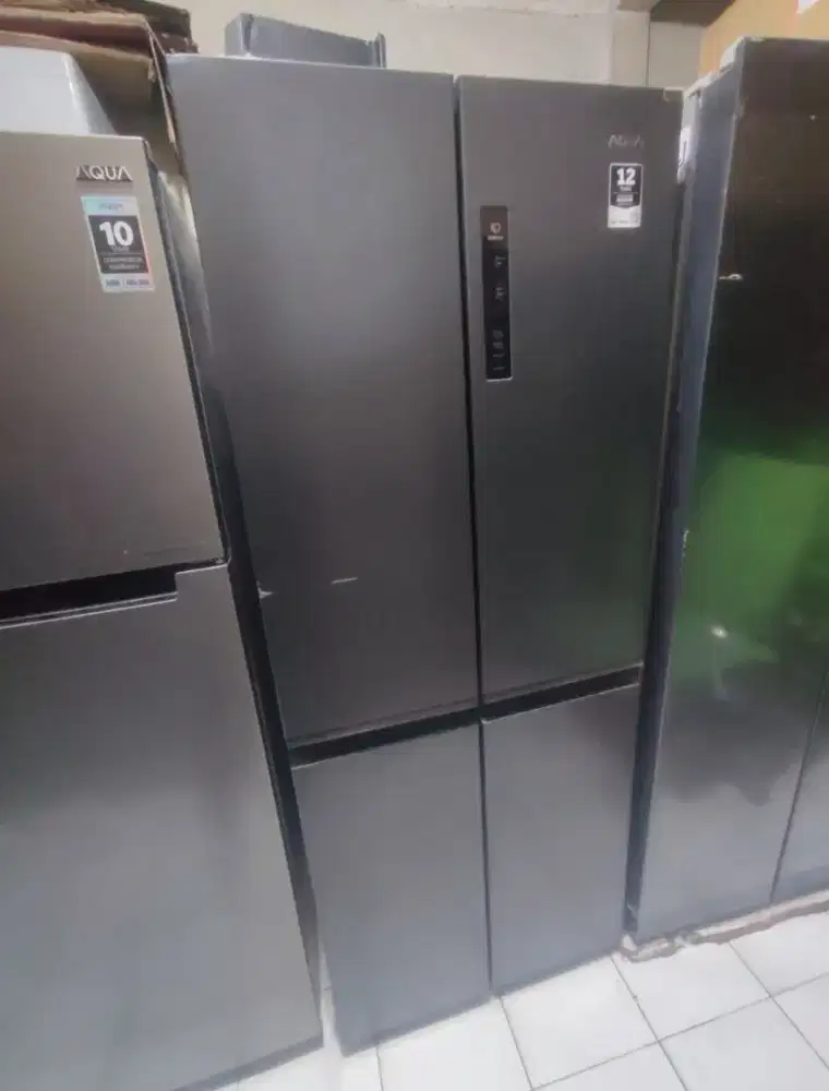KULKAS 4 PINTU AQUA AQR-CTD506RGC(MG)