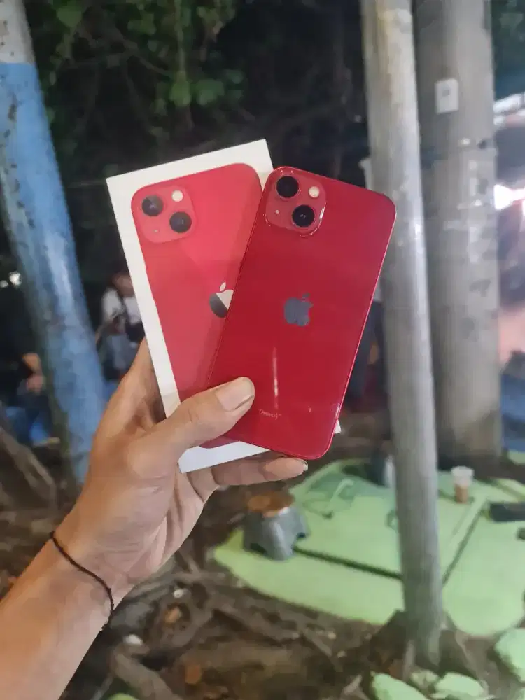 IPHONE 13 BEACUKAI 128GB FULLSET BH 76 ORIAN SMUA BLM PERNAH GANTI