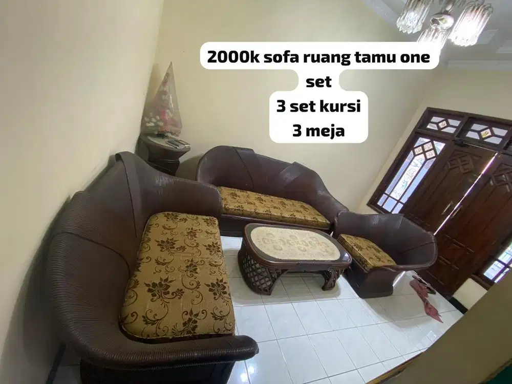 Sofa ruang tamu 1 set