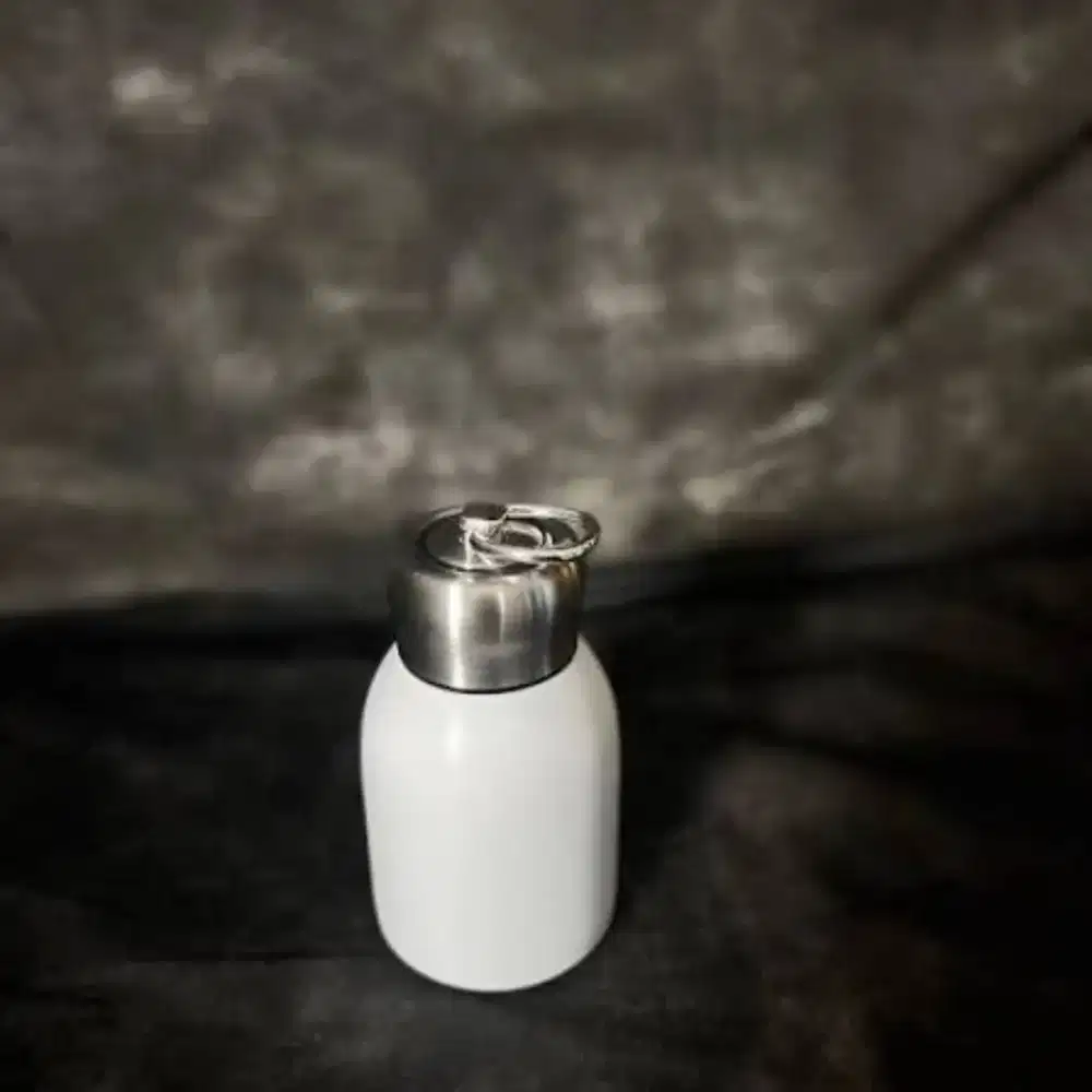 Tumbler putih dan silver 300ML