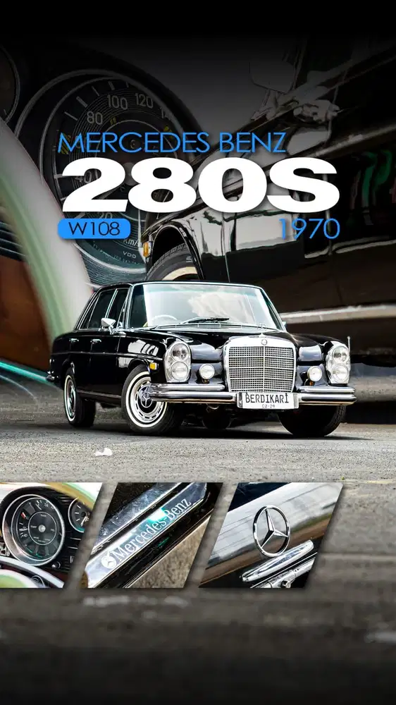 Mercedes-Benz 280S W108 Kebo Manual 1970