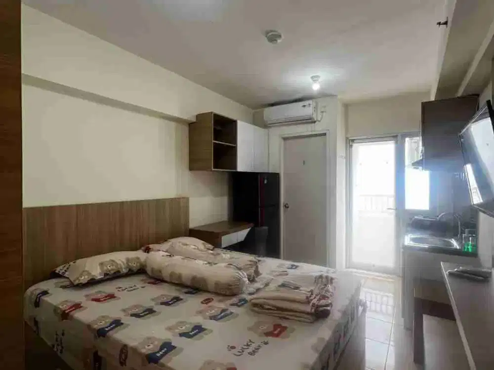 Disewakan Educity 1 BR (Studio) Tower Yale Lantai 27-07A Baru - mebel baru