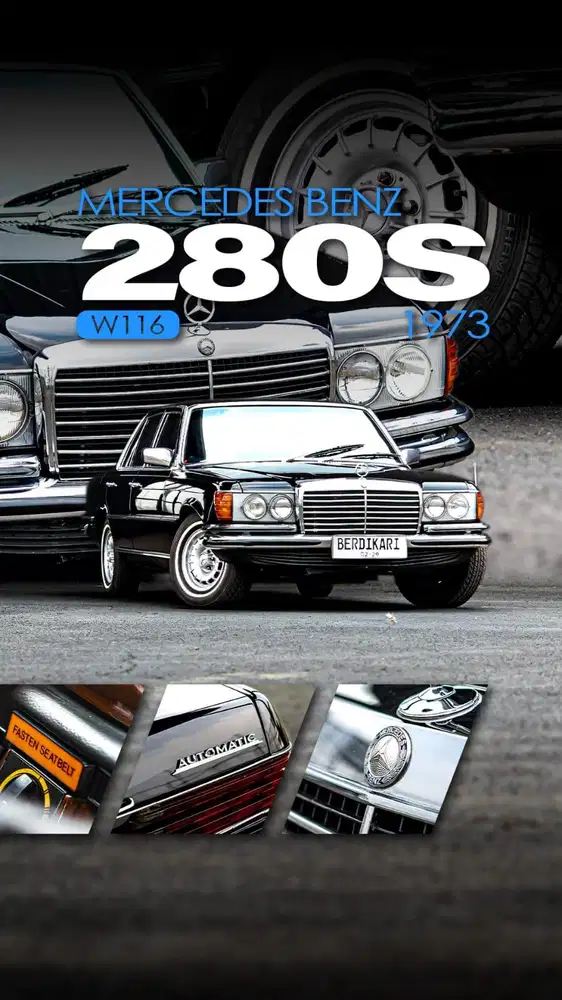 Mercedes Benz 280S barong W116 Automatic 1973