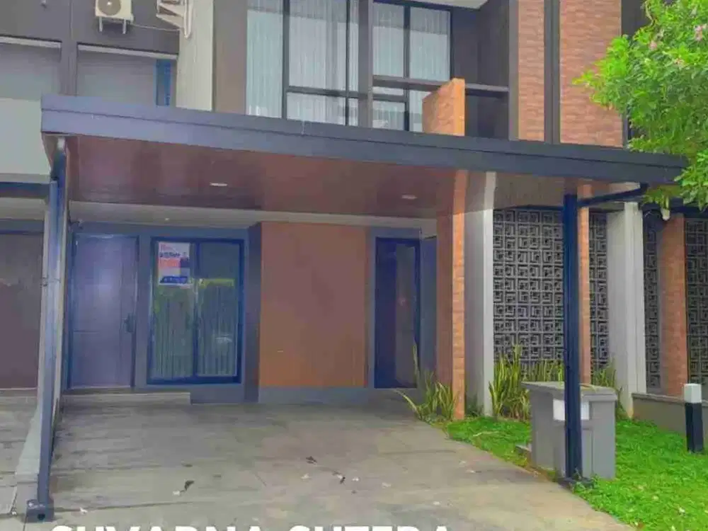 Disewakan Rumah 2 Lantai Suvarna Sutera Semi Furnished Harga Murah Tipe Besar