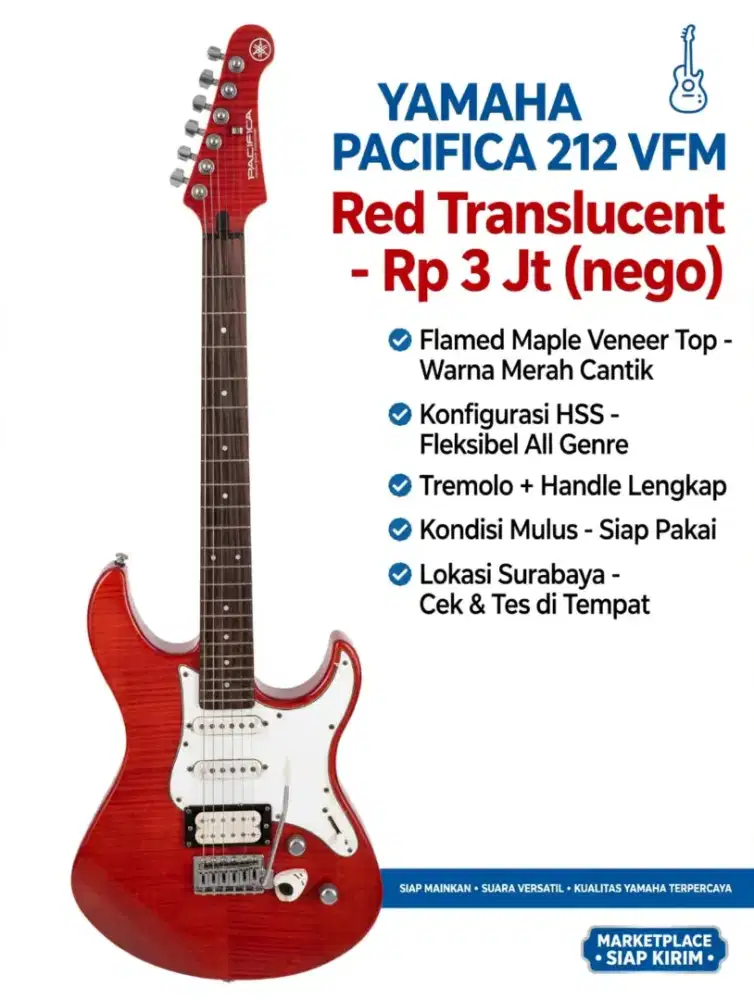 Yamaha Pacifica 212 VFM