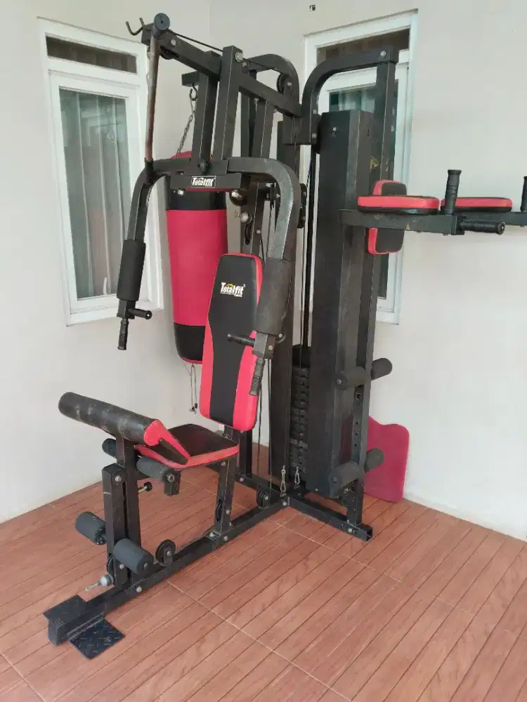 Dijual home gym 3 sisi merk total fitness