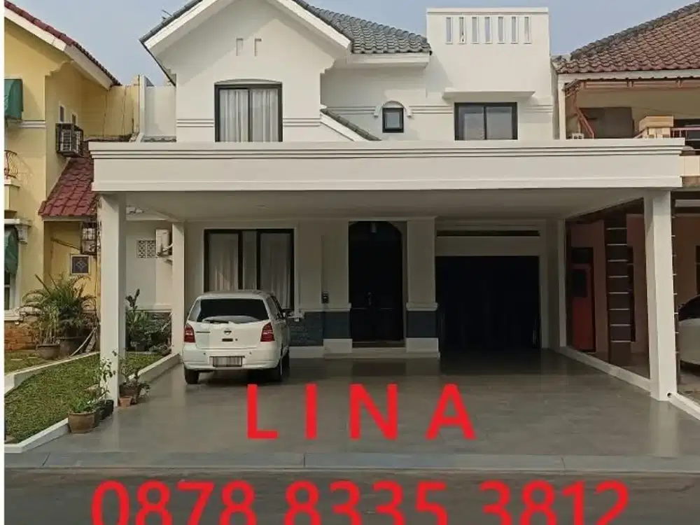 Rumah Di Jual, Posisi Depan Taman, Cocok Untuk Hunian Keluarga - Di Kota Wisata Cibubur