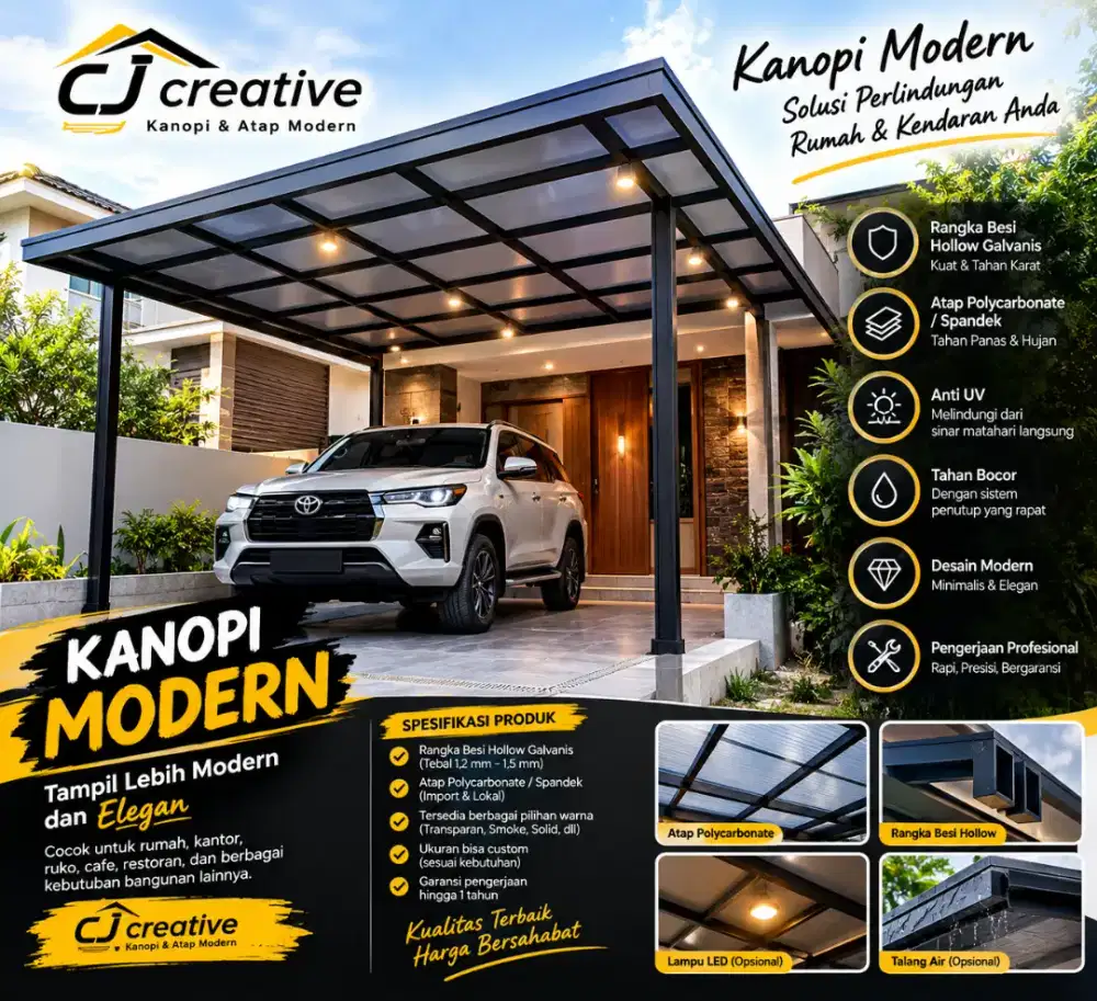 Jasa Pembuatan Kanopi