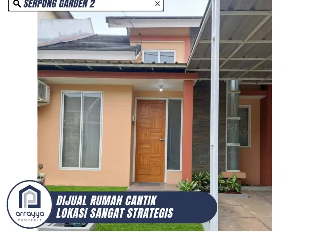 DIJUAL RUMAH CANTIK MINIMALIS SIAP HUNI DI SERPONG GARDEN 2 (AR94)