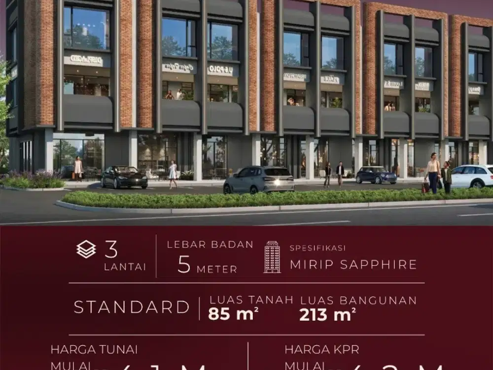 Ruko BURGUNDY Summarecon Bandung