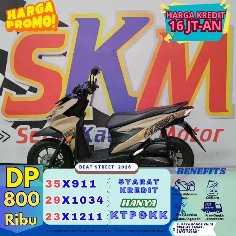 Dp 800rb kredit beat street 2026 km low