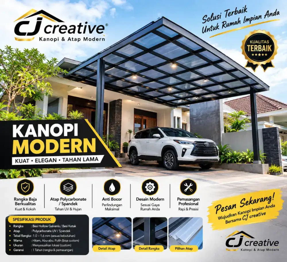 Jasa Pembuatan Kanopi dan mezzanine