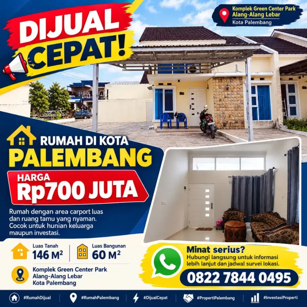 Dijual cepat rumah hook
