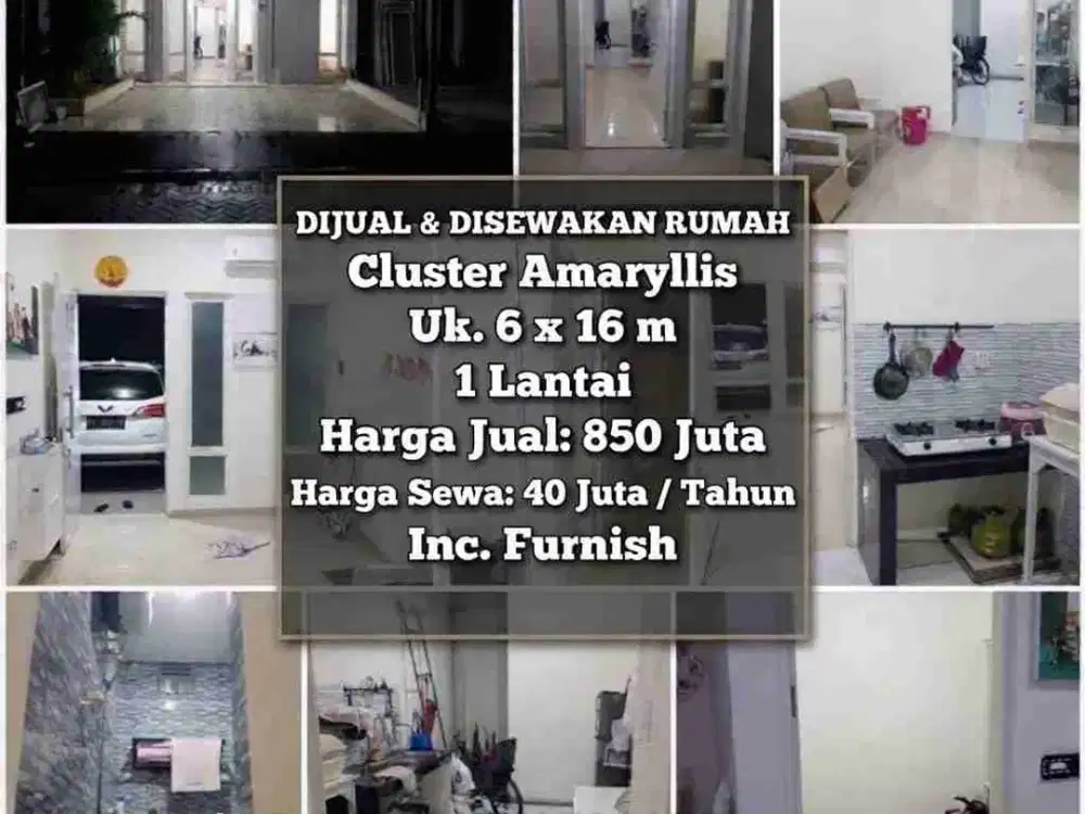 Dijual dan Disewakan Rumah di Perumahan Amarylis Tanjung Bunga Makassr