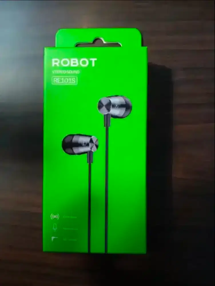 ROBOT Headset RE101S Wired Headset Wired Earphone Bass