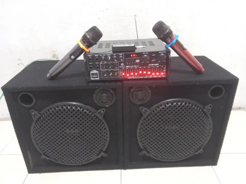 Paket sound karaoke 12 in wireless